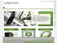 Tablet Screenshot of edgecam.it