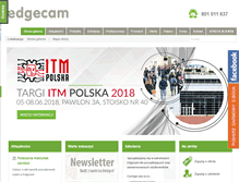 Tablet Screenshot of edgecam.pl