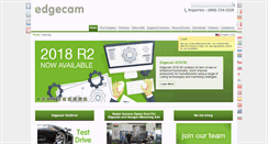 Desktop Screenshot of edgecam.com