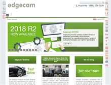 Tablet Screenshot of edgecam.com