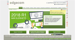 Desktop Screenshot of edgecam.hu