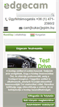 Mobile Screenshot of edgecam.hu