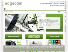 Tablet Screenshot of edgecam.hu