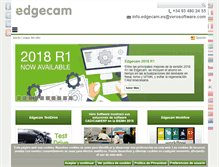 Tablet Screenshot of edgecam.es